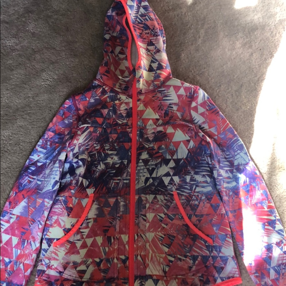 This is a ivviva zip up sweater,